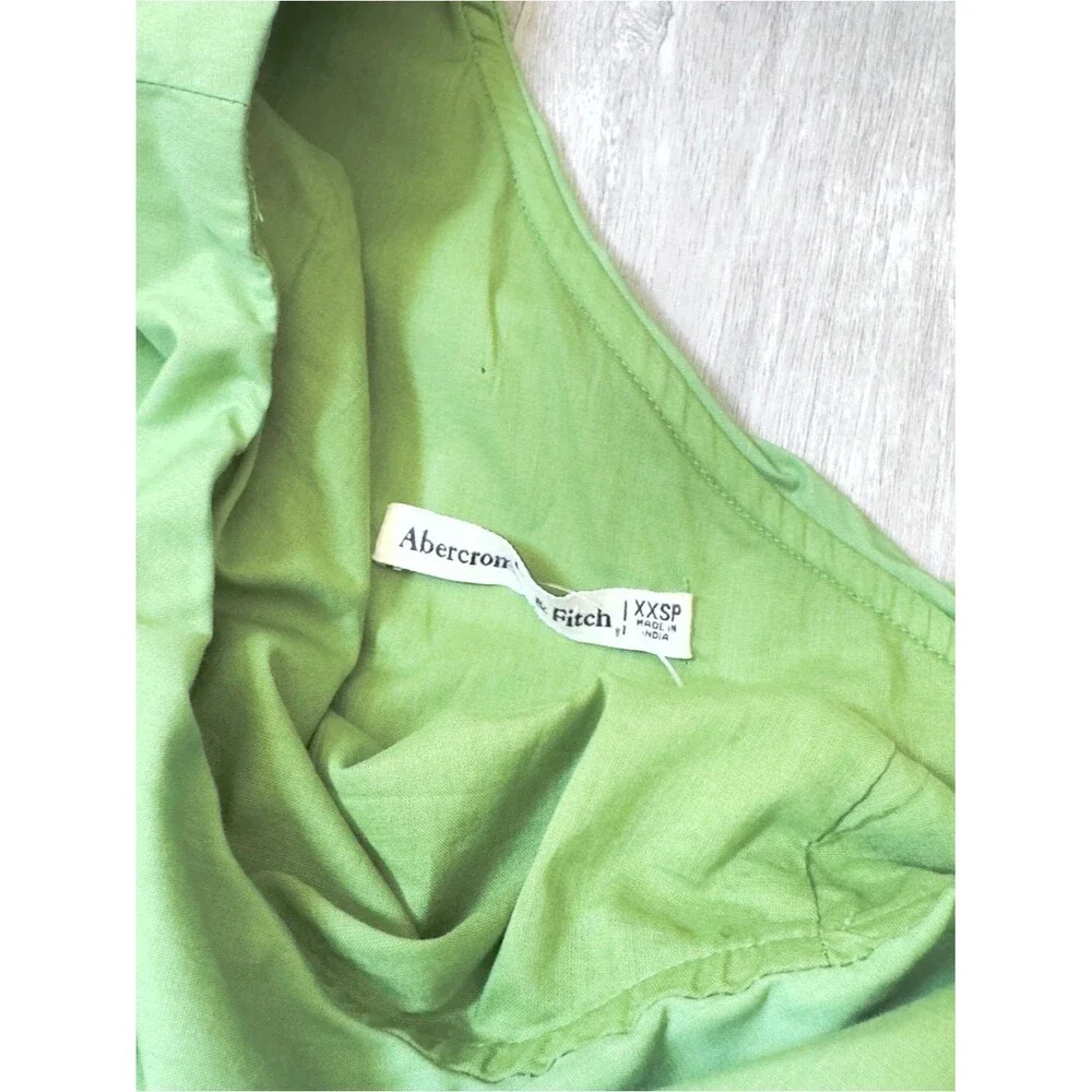 Abercrombie & Fitch NWOT Asymmetric One-Shoulder Green Maxi Pocket Dress